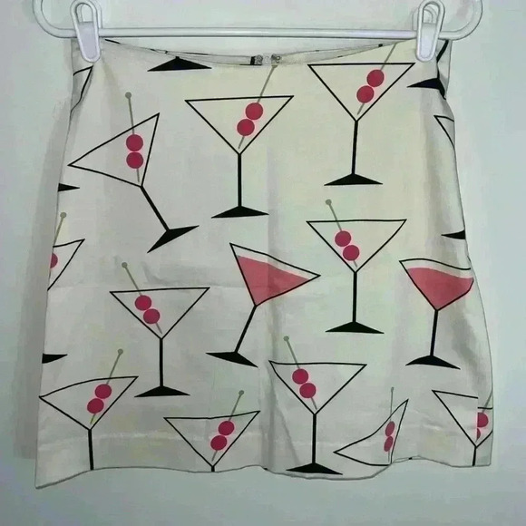 VINTAGE CLAUDE BROWN MARTINI SKIRT - Picture 1 of 9